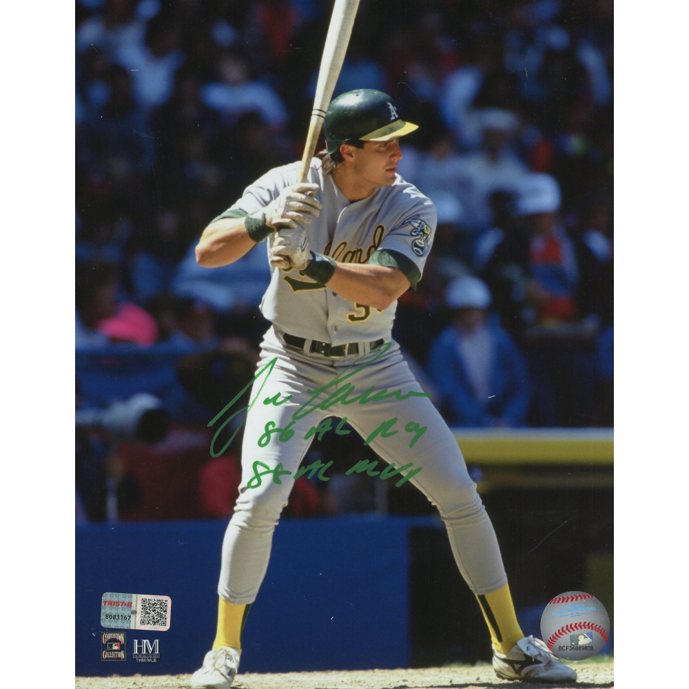 Batte de baseball noire signée Jose Canseco Louisville Slugger - COA