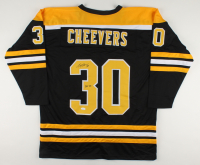 Gerry Cheevers Signed Jersey Inscribed "HOF 85" (JSA) at PristineAuction.com