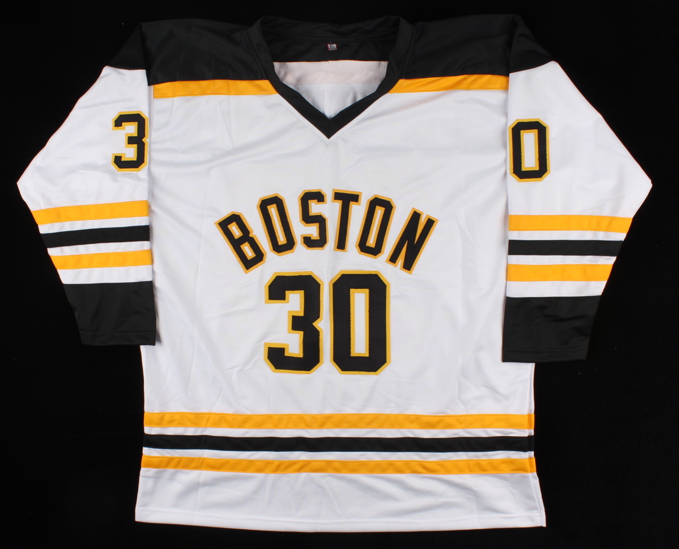 Gerry Cheevers Signed Jersey Inscribed "HOF 85" (JSA COA) at PristineAuction.com Gerry Cheevers Signed Jersey Inscribed "HOF 85" (JSA COA) at PristineAuction.com