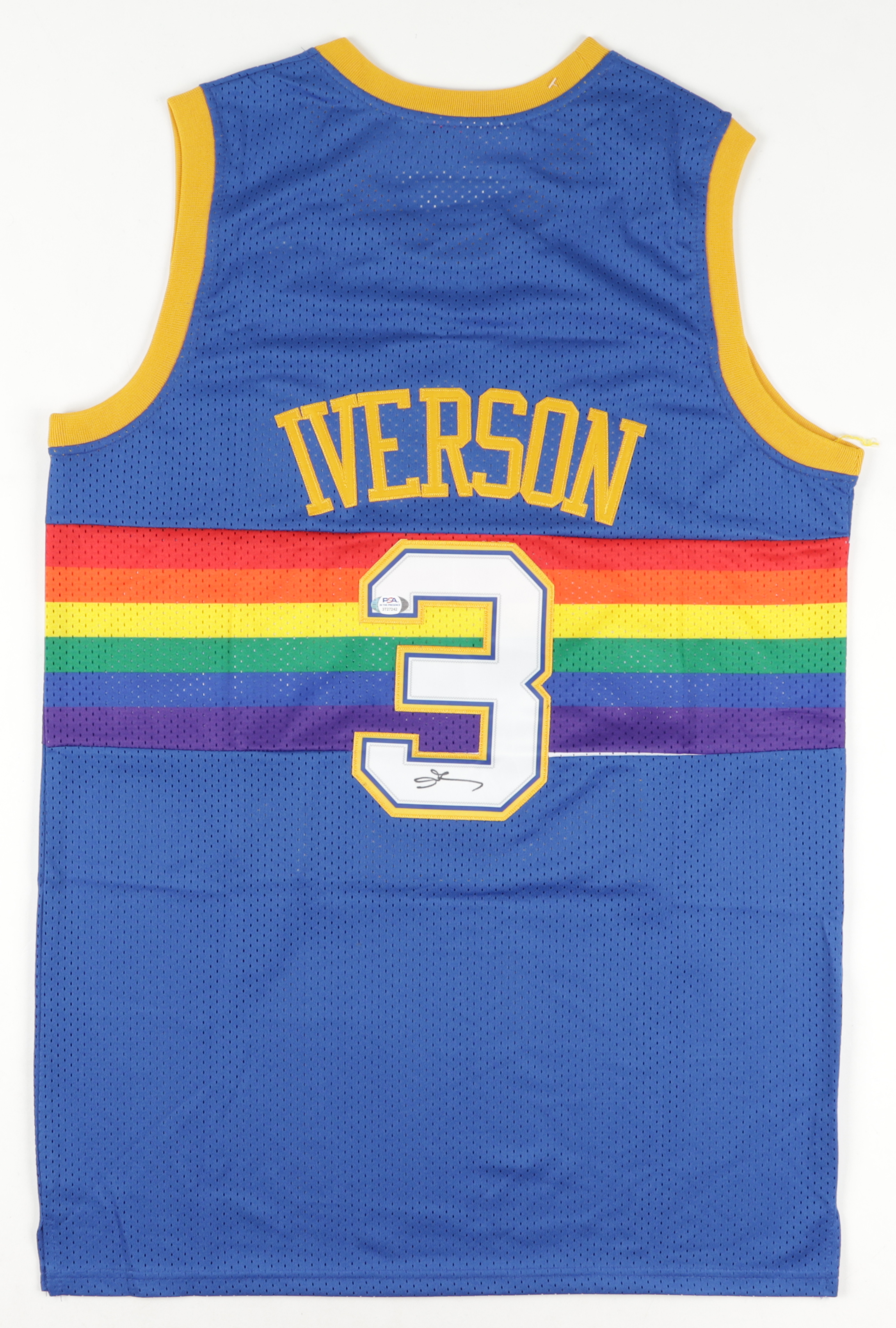 Allen Iverson Signed Nuggets Jersey (PSA) at PristineAuction.com Allen Iverson Signed Nuggets Jersey (PSA) at PristineAuction.com