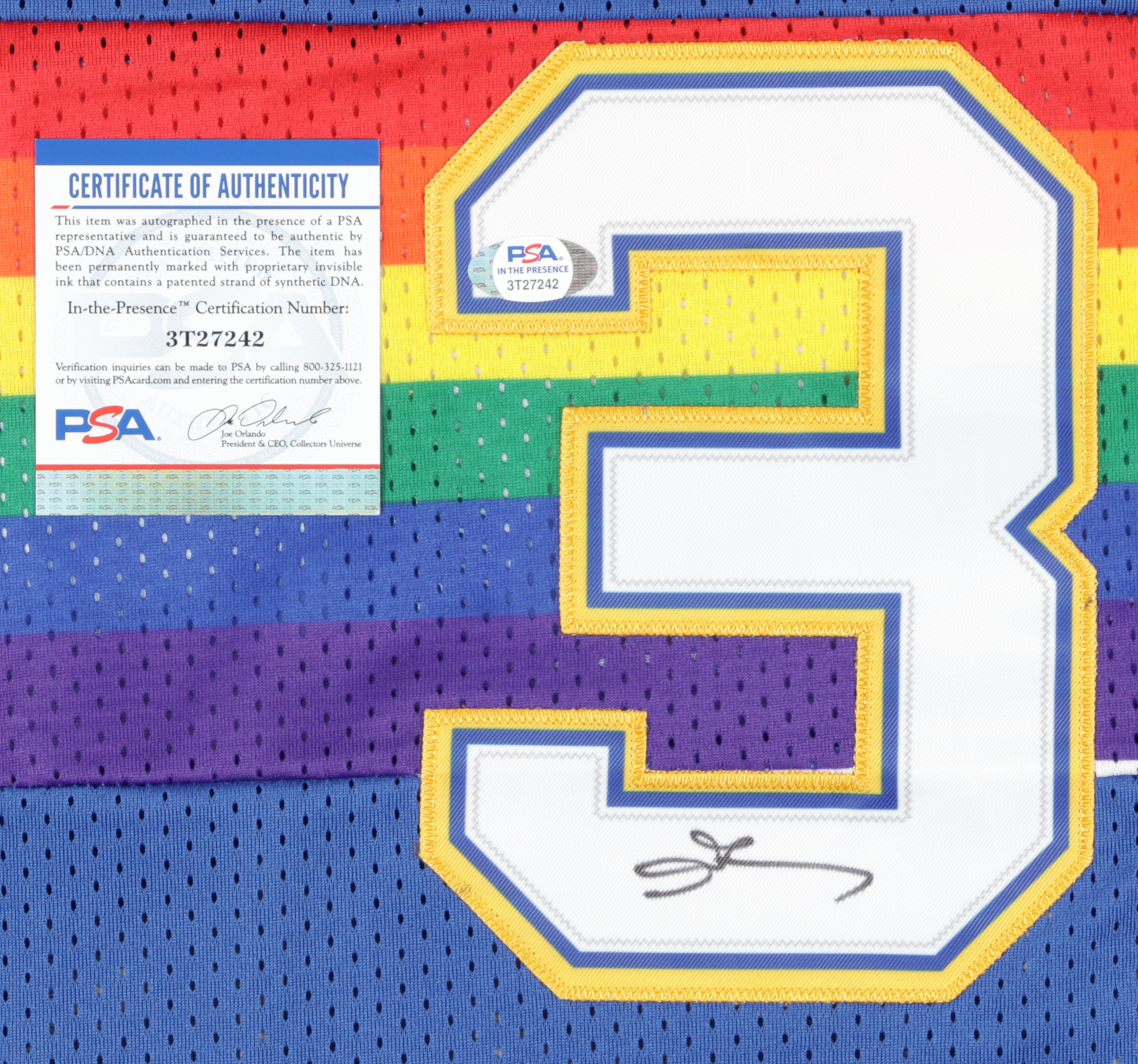 Allen Iverson Signed Nuggets Jersey (PSA) at PristineAuction.com Allen Iverson Signed Nuggets Jersey (PSA) at PristineAuction.com