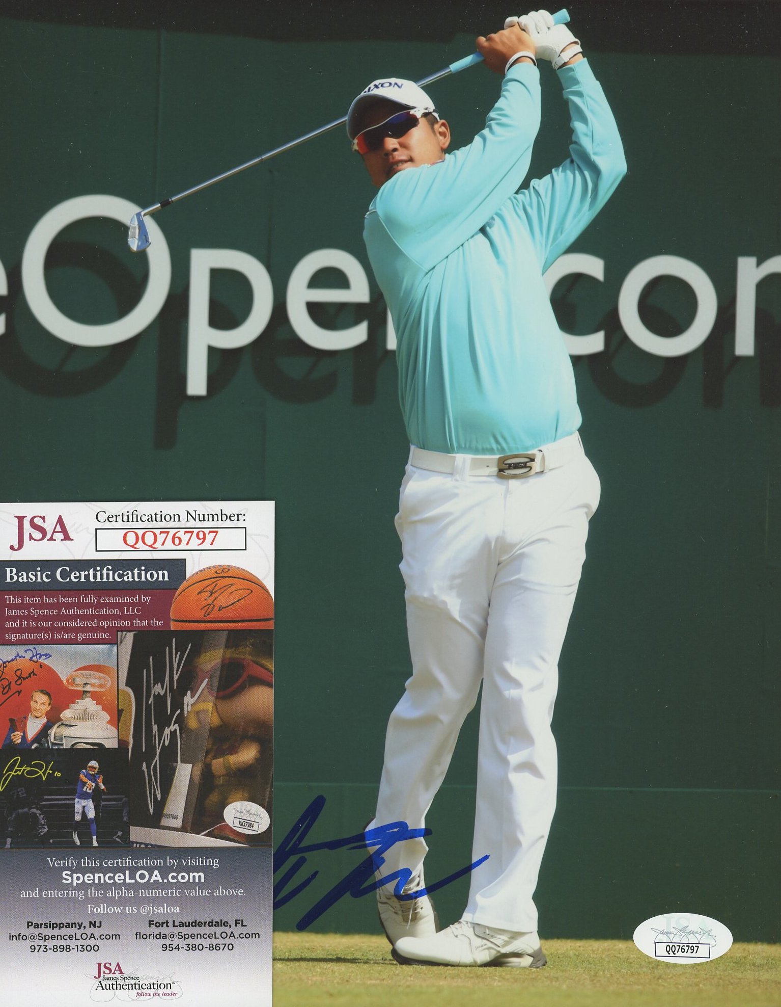 Hideki Matsuyama Signed 8x10 Photo (JSA COA) at PristineAuction.com Hideki Matsuyama Signed 8x10 Photo (JSA COA) at PristineAuction.com