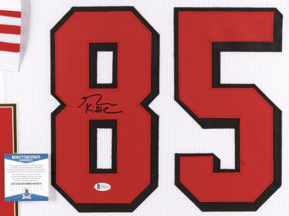 George Kittle Signed 35x43 Custom Framed Jersey Display (Beckett COA) at PristineAuction.com George Kittle Signed 35x43 Custom Framed Jersey Display (Beckett COA) at PristineAuction.com