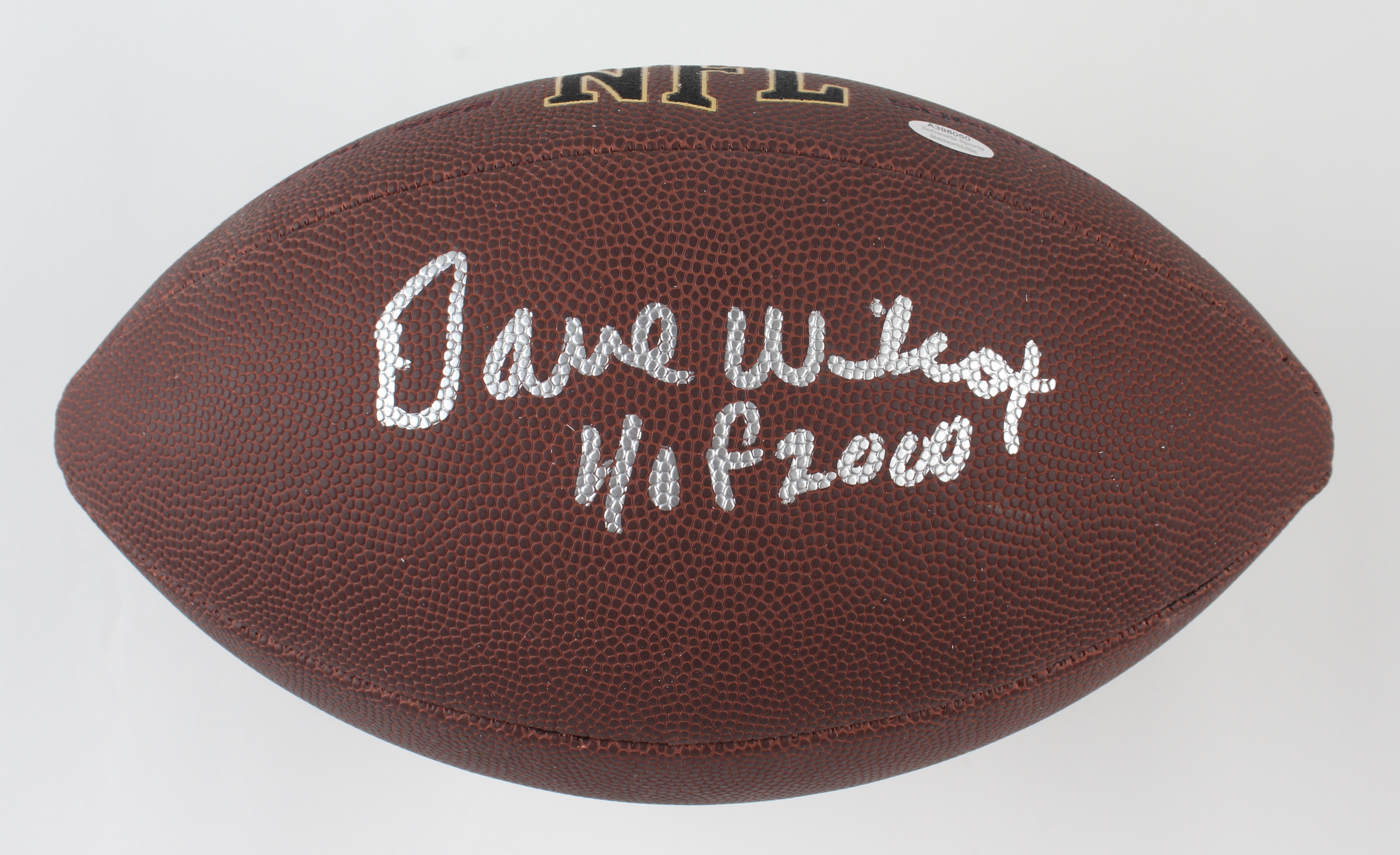 Dave Wilcox Signed NFL Football Inscribed "HOF 2000" (Schwartz Sports COA) at PristineAuction.com Dave Wilcox Signed NFL Football Inscribed "HOF 2000" (Schwartz Sports COA) at PristineAuction.com