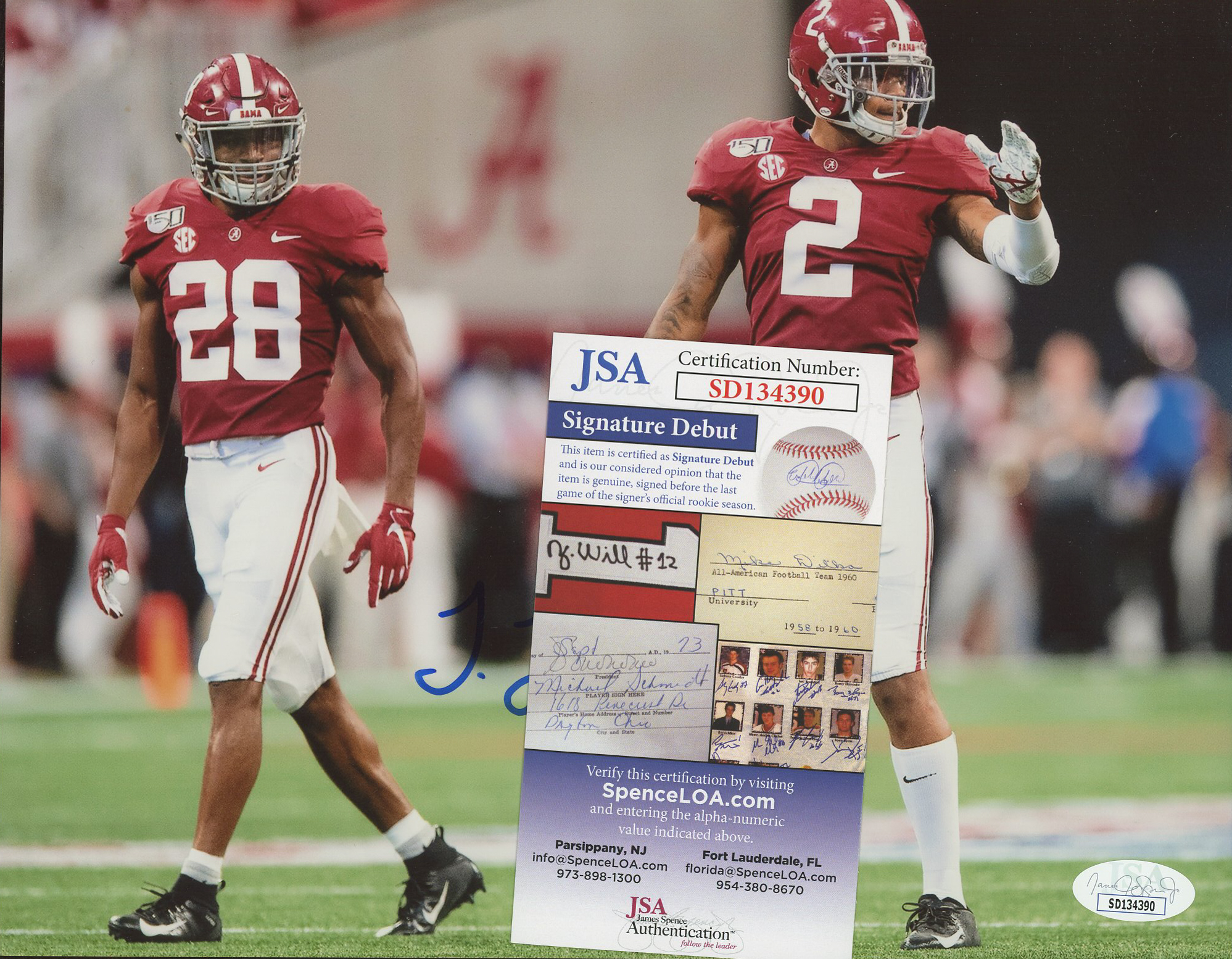 Josh Jobe Signed Alabama Crimson Tide 8x10 Photo (JSA COA) at PristineAuction.com Josh Jobe Signed Alabama Crimson Tide 8x10 Photo (JSA COA) at PristineAuction.com
