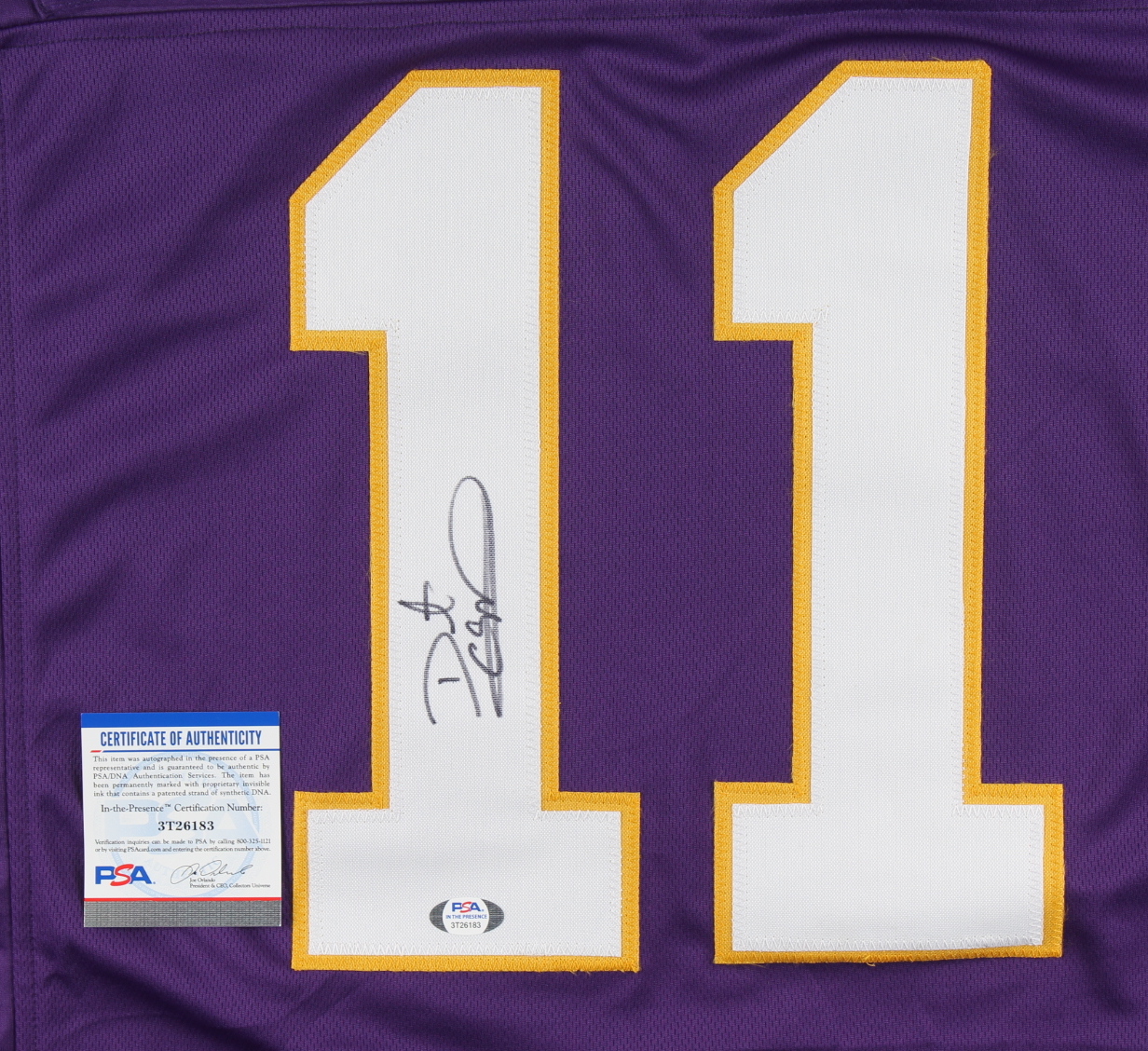 Daunte Culpepper Signed Jersey (PSA COA) at PristineAuction.com Daunte Culpepper Signed Jersey (PSA COA) at PristineAuction.com