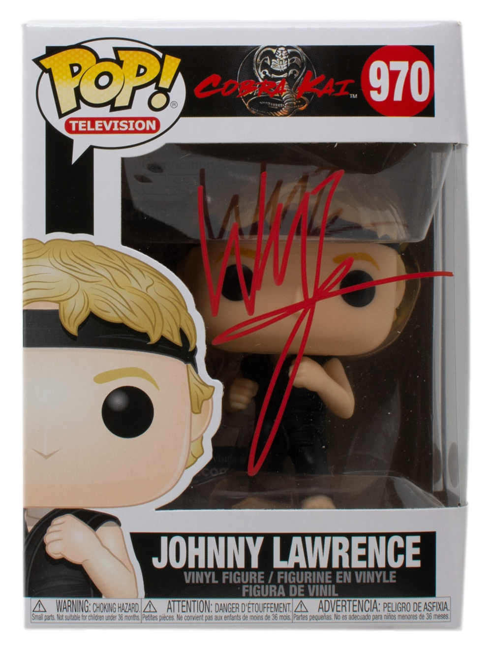 William Zabka Signed "Cobra Kai" #970 Johnny Lawrence Funko Pop! Vinyl Figure (JSA COA) at PristineAuction.com William Zabka Signed "Cobra Kai" #970 Johnny Lawrence Funko Pop! Vinyl Figure (JSA COA) at PristineAuction.com