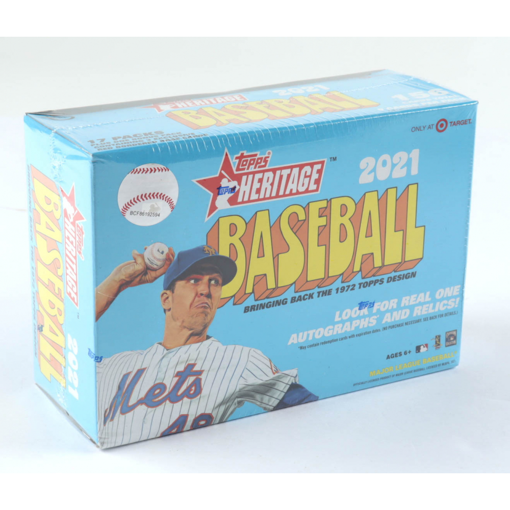 2021 Topps Heritage Baseball Fat Pack Sealed