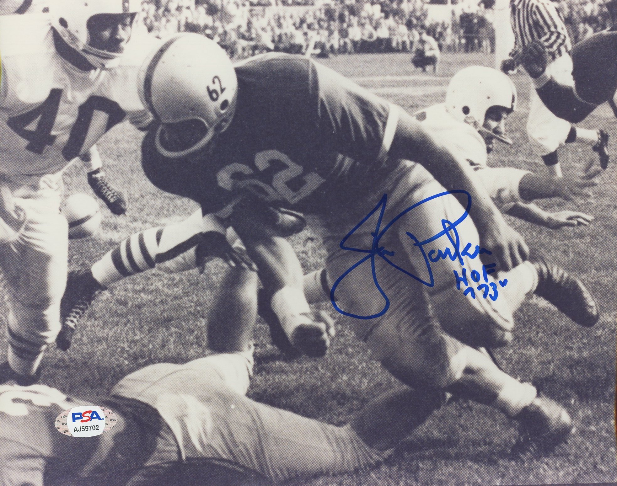 Jim Parker Signed Colts 8x10 Photo Inscribed "HOF 73" (PSA COA) at PristineAuction.com Jim Parker Signed Colts 8x10 Photo Inscribed "HOF 73" (PSA COA) at PristineAuction.com