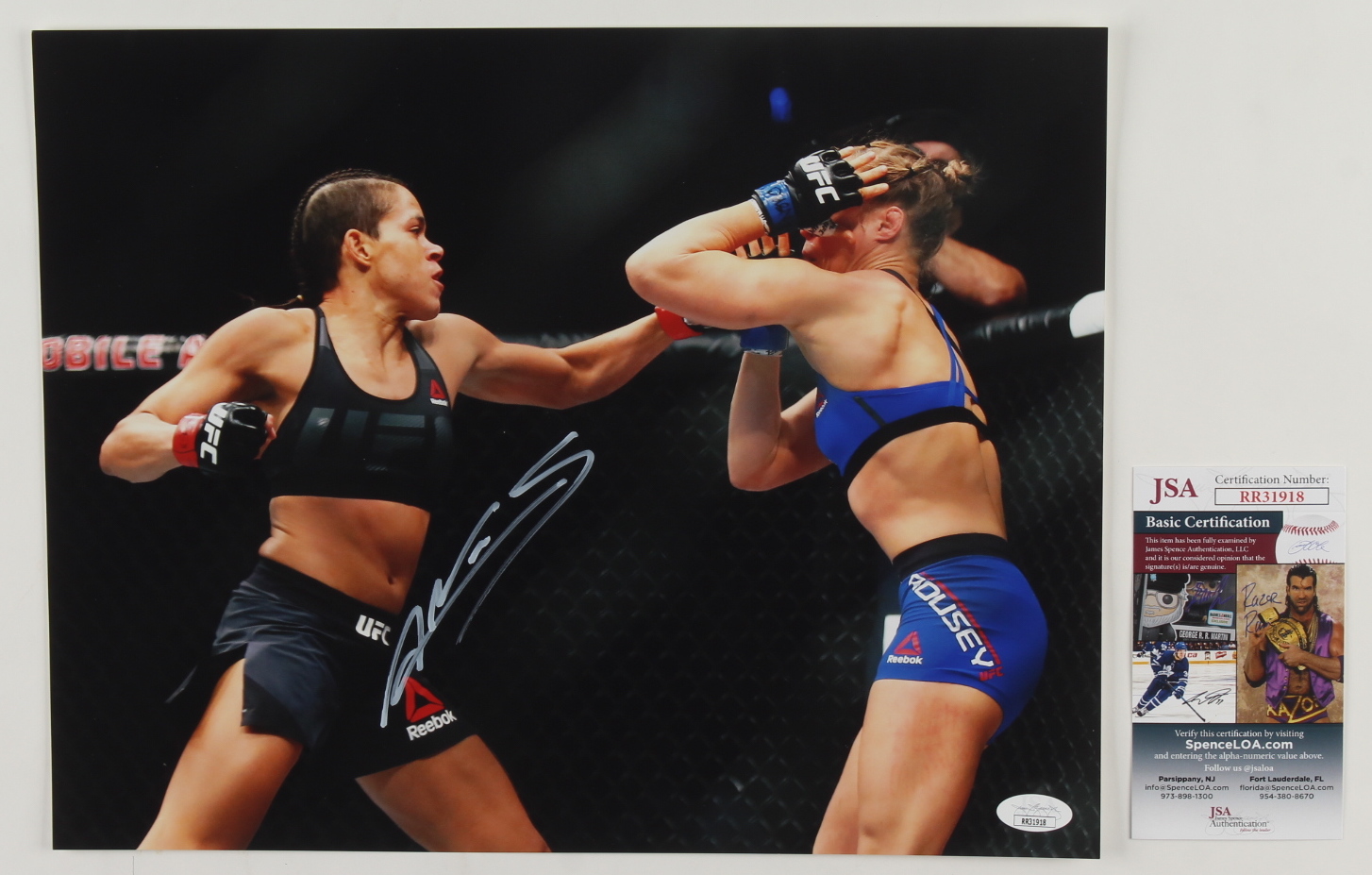 Amanada Nunes Signed UFC 11x14 Photo (JSA COA) at PristineAuction.com Amanada Nunes Signed UFC 11x14 Photo (JSA COA) at PristineAuction.com