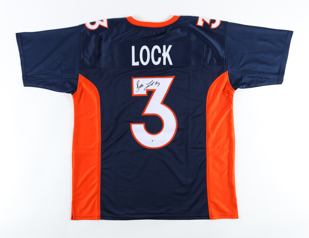 Drew Lock Signed Jersey (Beckett) at PristineAuction.com Drew Lock Signed Jersey (Beckett) at PristineAuction.com