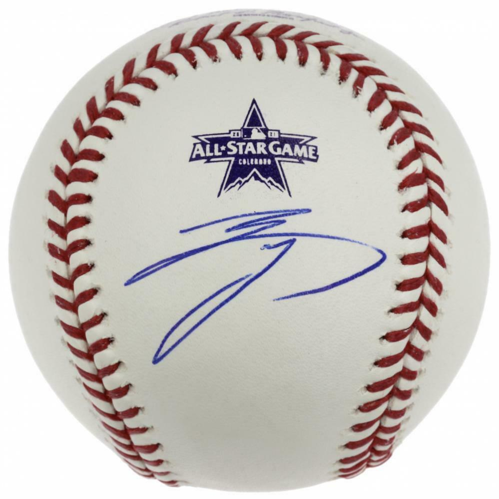 Shohei Ohtani Signed 2021 All Star Game Logo Baseball Fanatics MLB shohei-ohtani-signed-2021-all-star-game-logo-baseball-fanatics-mlb