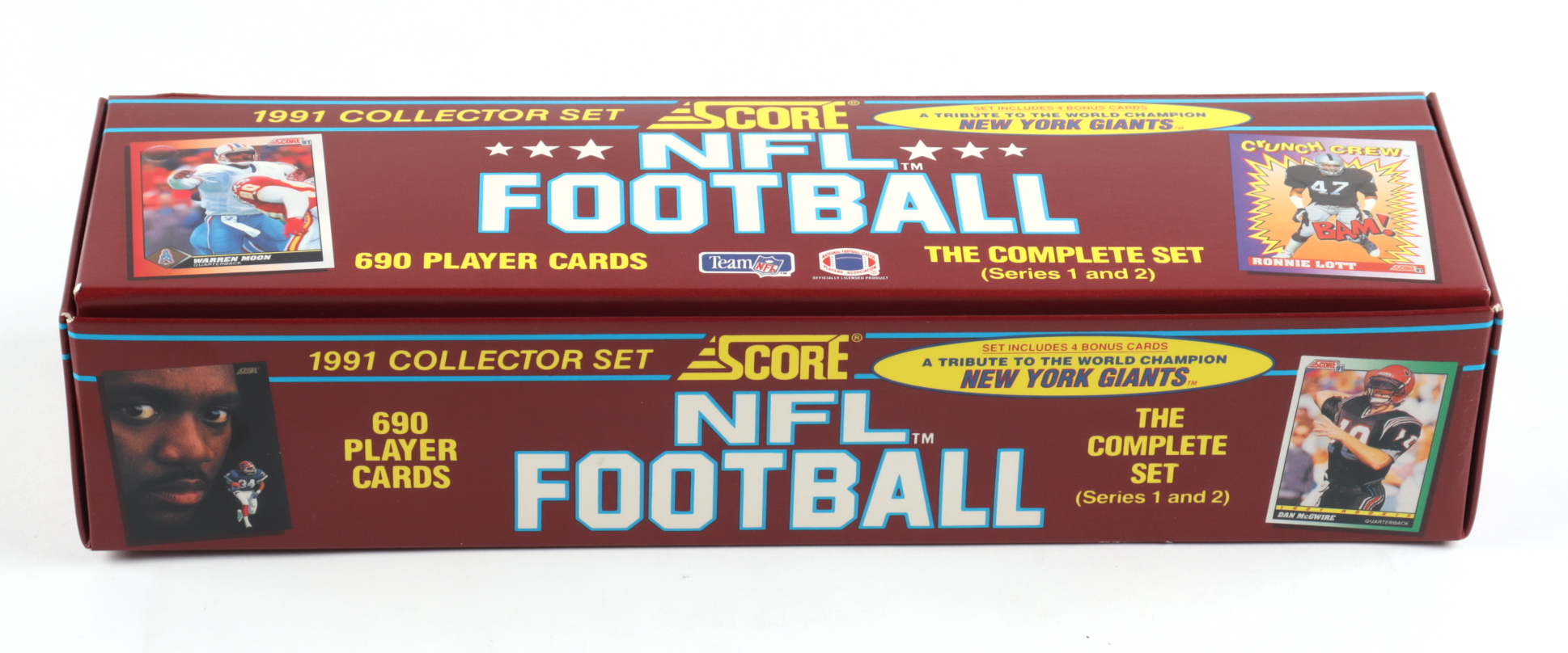 1991 Score Football Complete Set of (690) Cards with Brett Favre #611 RC, Emmitt Smith #15, Ricky Watters #575 RC, Joe Montana #1, Barry Sanders #20 at PristineAuction.com 1991 Score Football Complete Set of (690) Cards with Brett Favre #611 RC, Emmitt Smith #15, Ricky Watters #575 RC, Joe Montana #1, Barry Sanders #20 at PristineAuction.com
