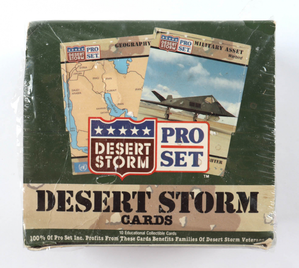 1991 Pro Set Desert Storm Trading Cards With (36) Packs Barnebys
