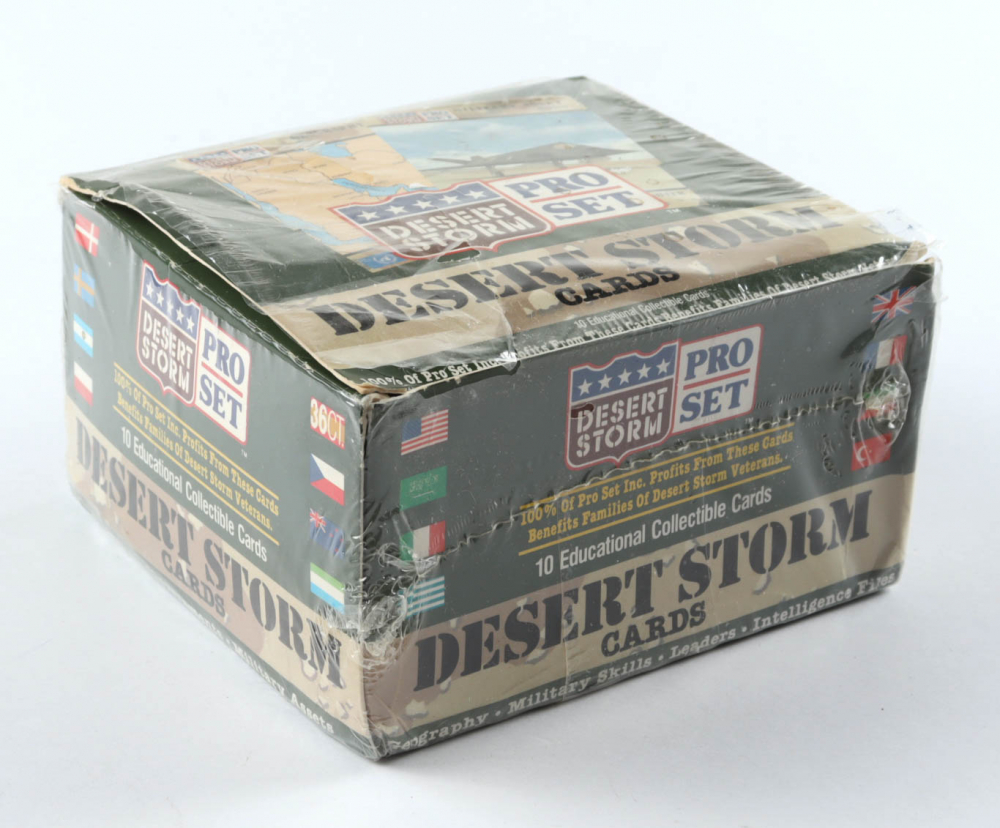 1991 Pro Set Desert Storm Trading Cards With (36) Packs Pristine Auction