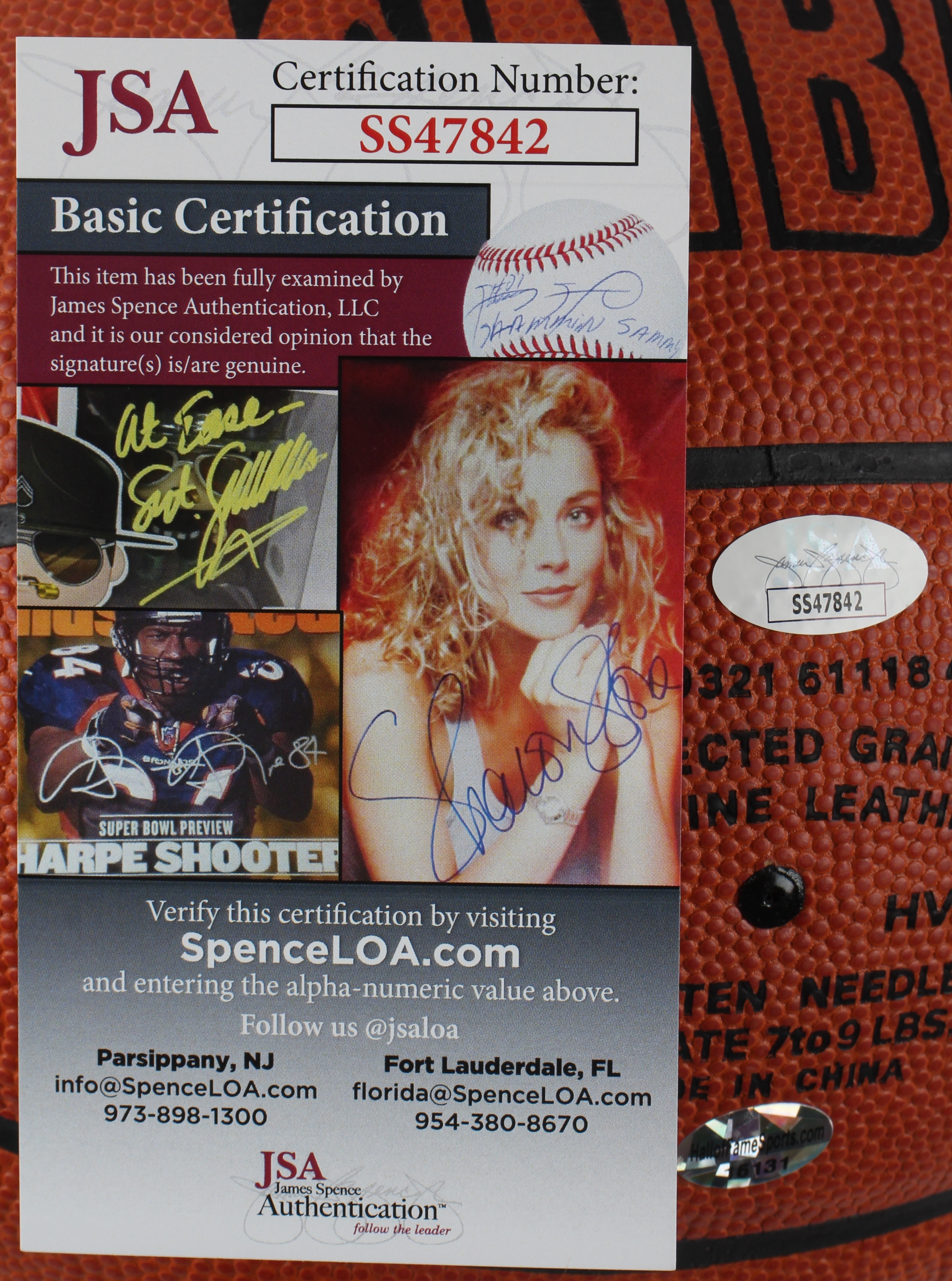 Jerry West, Gail Goodrich & Elgin Baylor Signed NBA Basketball Inscribed "HOF 1977" & "HOF '96" (JSA & Hall of Fame Sports) at PristineAuction.com Jerry West, Gail Goodrich & Elgin Baylor Signed NBA Basketball Inscribed "HOF 1977" & "HOF '96" (JSA & Hall of Fame Sports) at PristineAuction.com