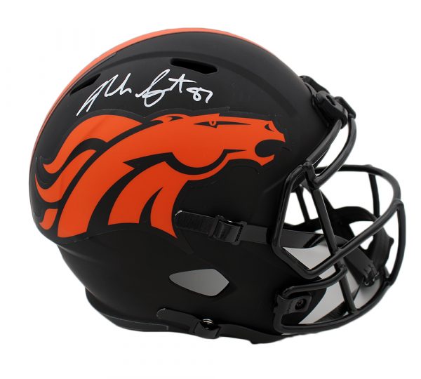Noah Fant Signed Broncos Full-Size Eclipse Alternate Speed Helmet (Radtke) at PristineAuction.com Noah Fant Signed Broncos Full-Size Eclipse Alternate Speed Helmet (Radtke) at PristineAuction.com