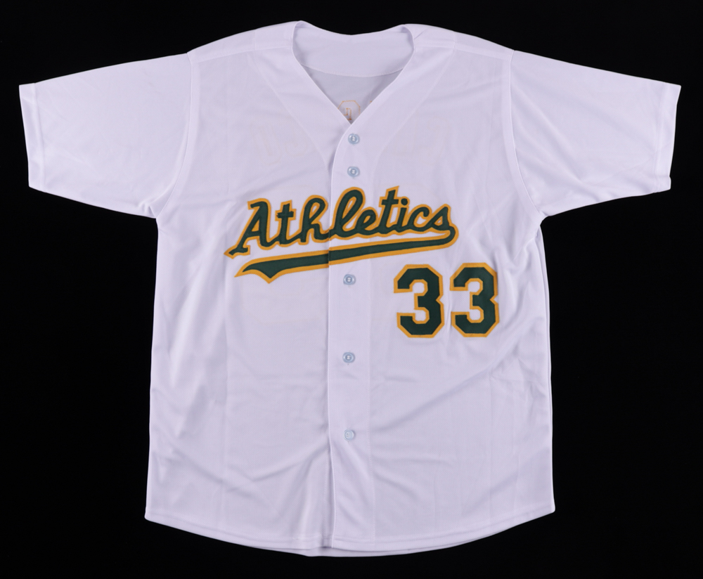 Jose Canseco Signed Jersey (JSA COA) at PristineAuction.com Jose Canseco Signed Jersey (JSA COA) at PristineAuction.com