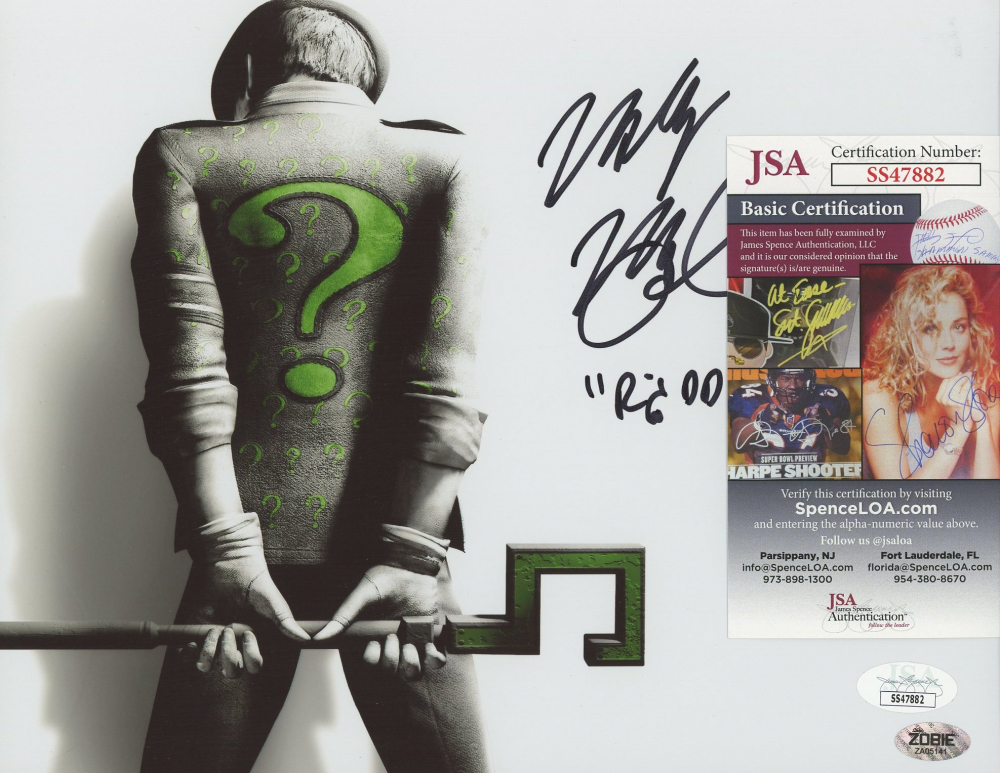 Wally Wingert Signed 8x10 Photo Inscribed "Riddler" (JSA COA