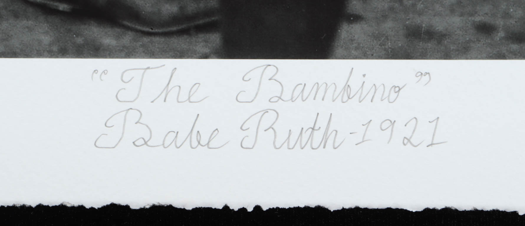 Historical Photo Archive - Babe Ruth "The Bambino" Limited Edition 16x22 Fine Art Giclee on Paper #/375 at PristineAuction.com Historical Photo Archive - Babe Ruth "The Bambino" Limited Edition 16x22 Fine Art Giclee on Paper #/375 at PristineAuction.com