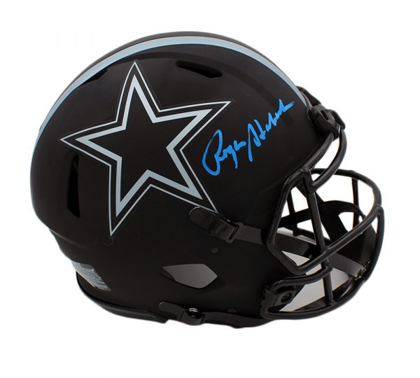 Roger Staubach Signed Cowboys Full-Size Authentic On-Field Eclipse Alternate Speed Helmet (Beckett) at PristineAuction.com Roger Staubach Signed Cowboys Full-Size Authentic On-Field Eclipse Alternate Speed Helmet (Beckett) at PristineAuction.com