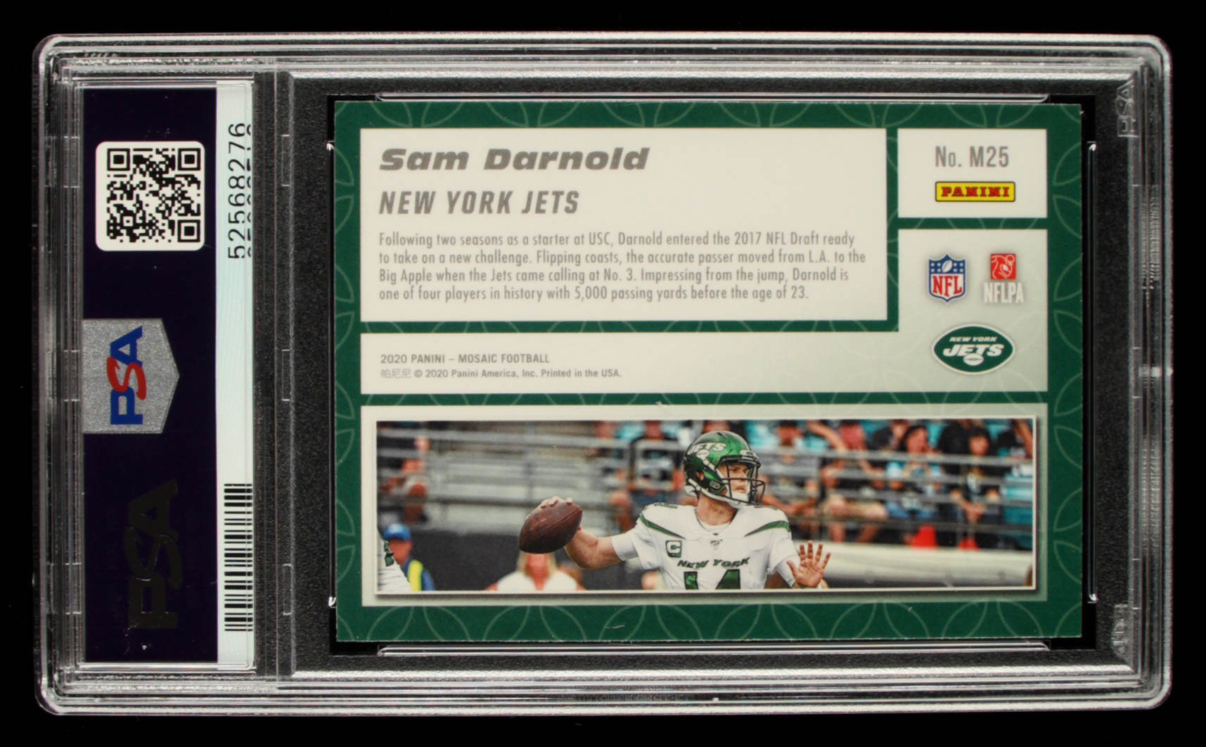 Sam Darnold 2020 Panini Mosaic Montage #M25 (PSA 9) | Pristine Auction