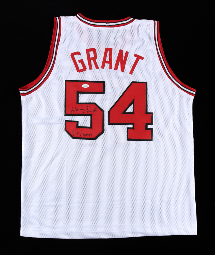 Horace Grant Signed Jersey Inscribed "4x Champs" (JSA COA) at PristineAuction.com Horace Grant Signed Jersey Inscribed "4x Champs" (JSA COA) at PristineAuction.com