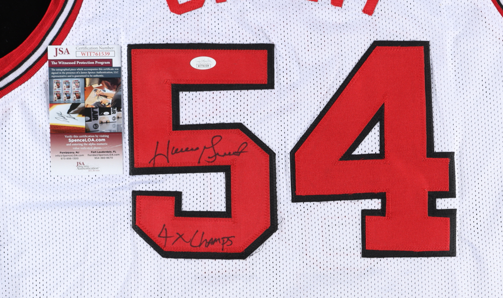 Horace Grant Signed Jersey Inscribed "4x Champs" (JSA COA) at PristineAuction.com Horace Grant Signed Jersey Inscribed "4x Champs" (JSA COA) at PristineAuction.com