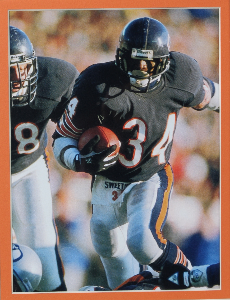 Walter Payton Signed 32x37 Custom Framed Cut Display with Hall of Fame Pin & Jersey (PSA Encapsulated) at PristineAuction.com Walter Payton Signed 32x37 Custom Framed Cut Display with Hall of Fame Pin & Jersey (PSA Encapsulated) at PristineAuction.com