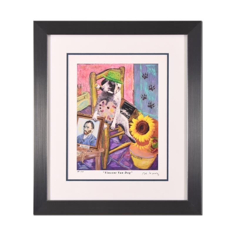 "Vincent Van Dog" LE 20x23 Custom Framed Artist Proof by Nelson De La Nuez (Artova) at PristineAuction.com "Vincent Van Dog" LE 20x23 Custom Framed Artist Proof by Nelson De La Nuez (Artova) at PristineAuction.com