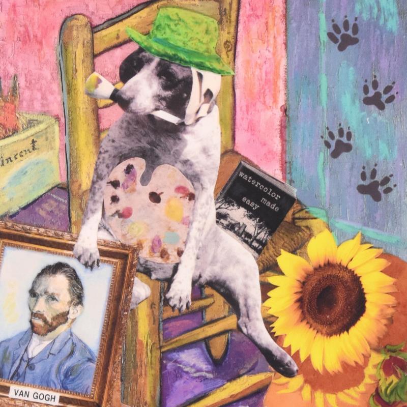 "Vincent Van Dog" LE 20x23 Custom Framed Artist Proof by Nelson De La Nuez (Artova) at PristineAuction.com "Vincent Van Dog" LE 20x23 Custom Framed Artist Proof by Nelson De La Nuez (Artova) at PristineAuction.com