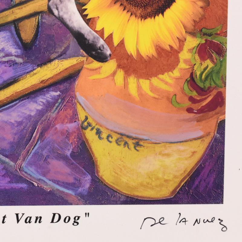 "Vincent Van Dog" LE 20x23 Custom Framed Artist Proof by Nelson De La Nuez (Artova) at PristineAuction.com "Vincent Van Dog" LE 20x23 Custom Framed Artist Proof by Nelson De La Nuez (Artova) at PristineAuction.com
