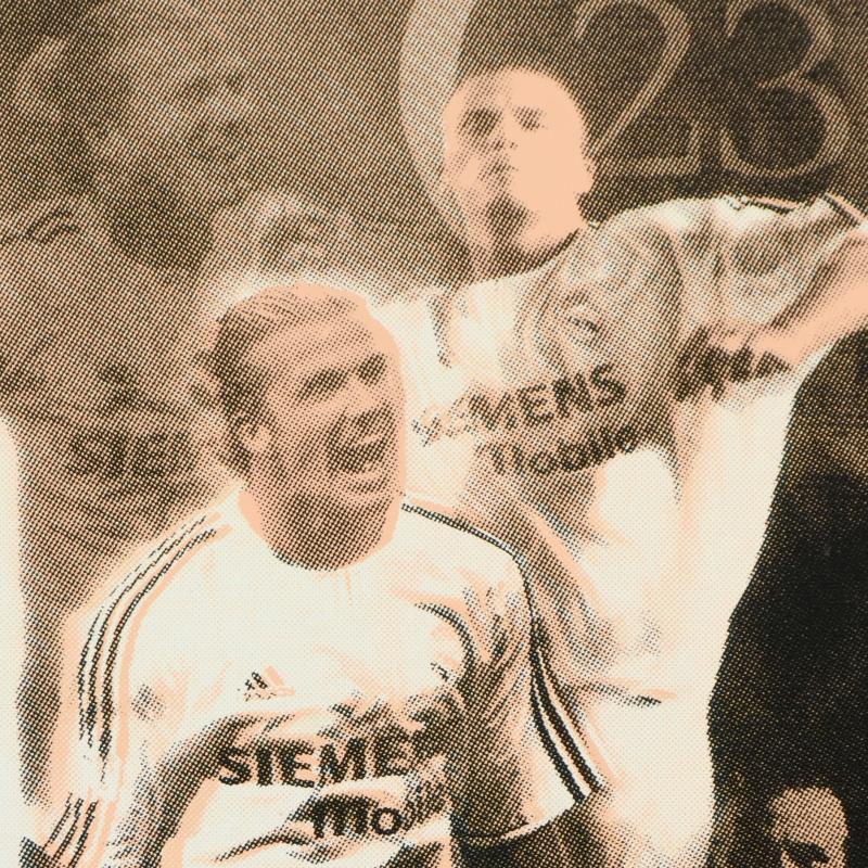 Ringo Signed "David Beckham Pop Stamp" 12x16 One-of-a-Kind Hand Pulled Silkscreen on Canvas (PA) at PristineAuction.com Ringo Signed "David Beckham Pop Stamp" 12x16 One-of-a-Kind Hand Pulled Silkscreen on Canvas (PA) at PristineAuction.com