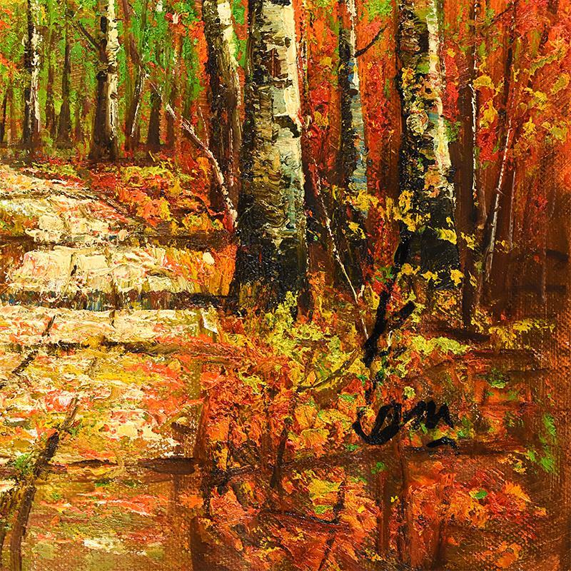 Inam Signed 40x30 Original Oil Painting on Canvas | Pristine Auction