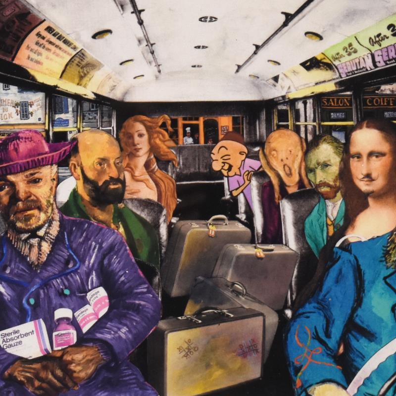 "Field Trip to the Louvre" LE 23x21 Custom Framed Artist Proof by Nelson De La Nuez (Artova) at PristineAuction.com "Field Trip to the Louvre" LE 23x21 Custom Framed Artist Proof by Nelson De La Nuez (Artova) at PristineAuction.com