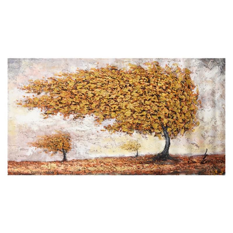 Inam Signed 62x32 Original Oil Painting on Canvas | Pristine Auction
