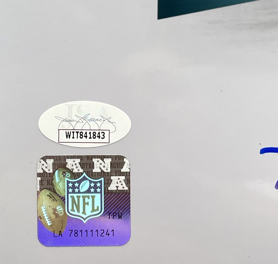 Eagles "QB Legends" 16x20 Photo Signed by (4) with Michael Vick, Donovan McNabb, Randall Cunningham & Ron Jaworski (JSA) at PristineAuction.com Eagles "QB Legends" 16x20 Photo Signed by (4) with Michael Vick, Donovan McNabb, Randall Cunningham & Ron Jaworski (JSA) at PristineAuction.com