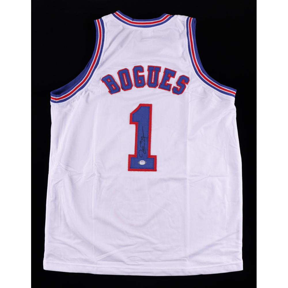Muggsy Bogues Signed Jersey (PSA COA) Pristine Auction