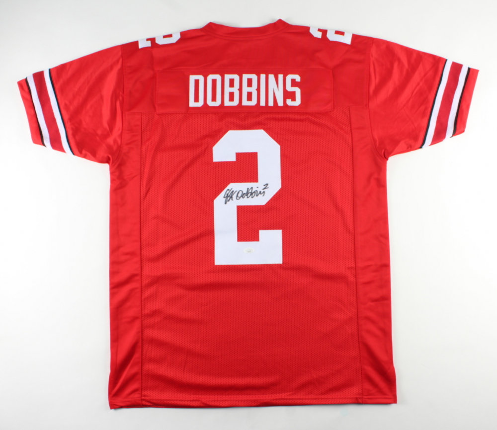 J.K. Dobbins Signed Jersey (JSA COA) Pristine Auction