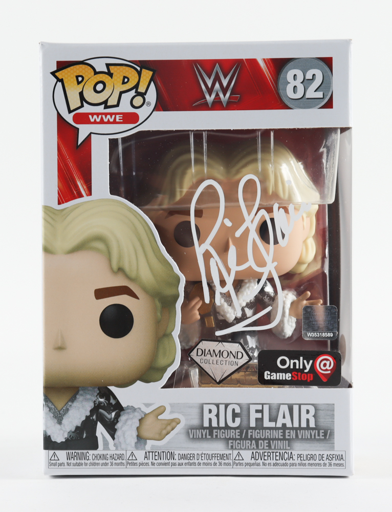 Ric Flair Signed WWE #82 Funko Pop! Vinyl Figure (JSA) at PristineAuction.com Ric Flair Signed WWE #82 Funko Pop! Vinyl Figure (JSA) at PristineAuction.com