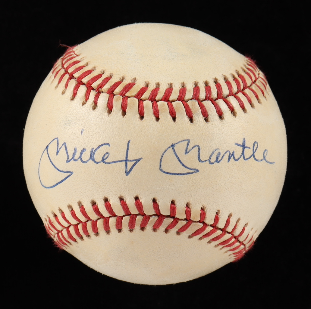 Mickey Mantle Signed OAL Baseball (UDA COA) at PristineAuction.com Mickey Mantle Signed OAL Baseball (UDA COA) at PristineAuction.com