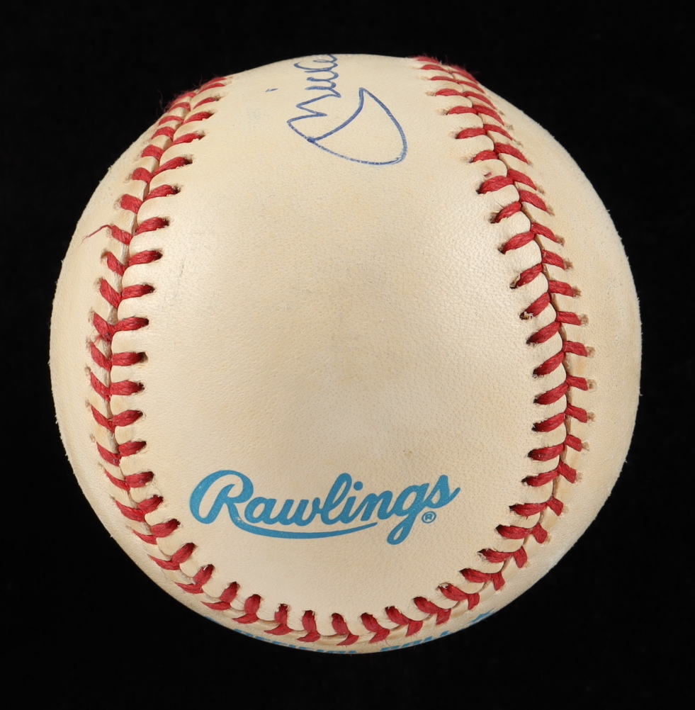 Mickey Mantle Signed OAL Baseball (UDA COA) at PristineAuction.com Mickey Mantle Signed OAL Baseball (UDA COA) at PristineAuction.com