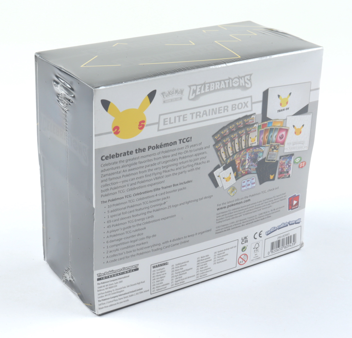 Pokemon TCG: Celebrations Elite Trainer Box with (10) Celebrations Packs & (5) Booster Packs at PristineAuction.com Pokemon TCG: Celebrations Elite Trainer Box with (10) Celebrations Packs & (5) Booster Packs at PristineAuction.com