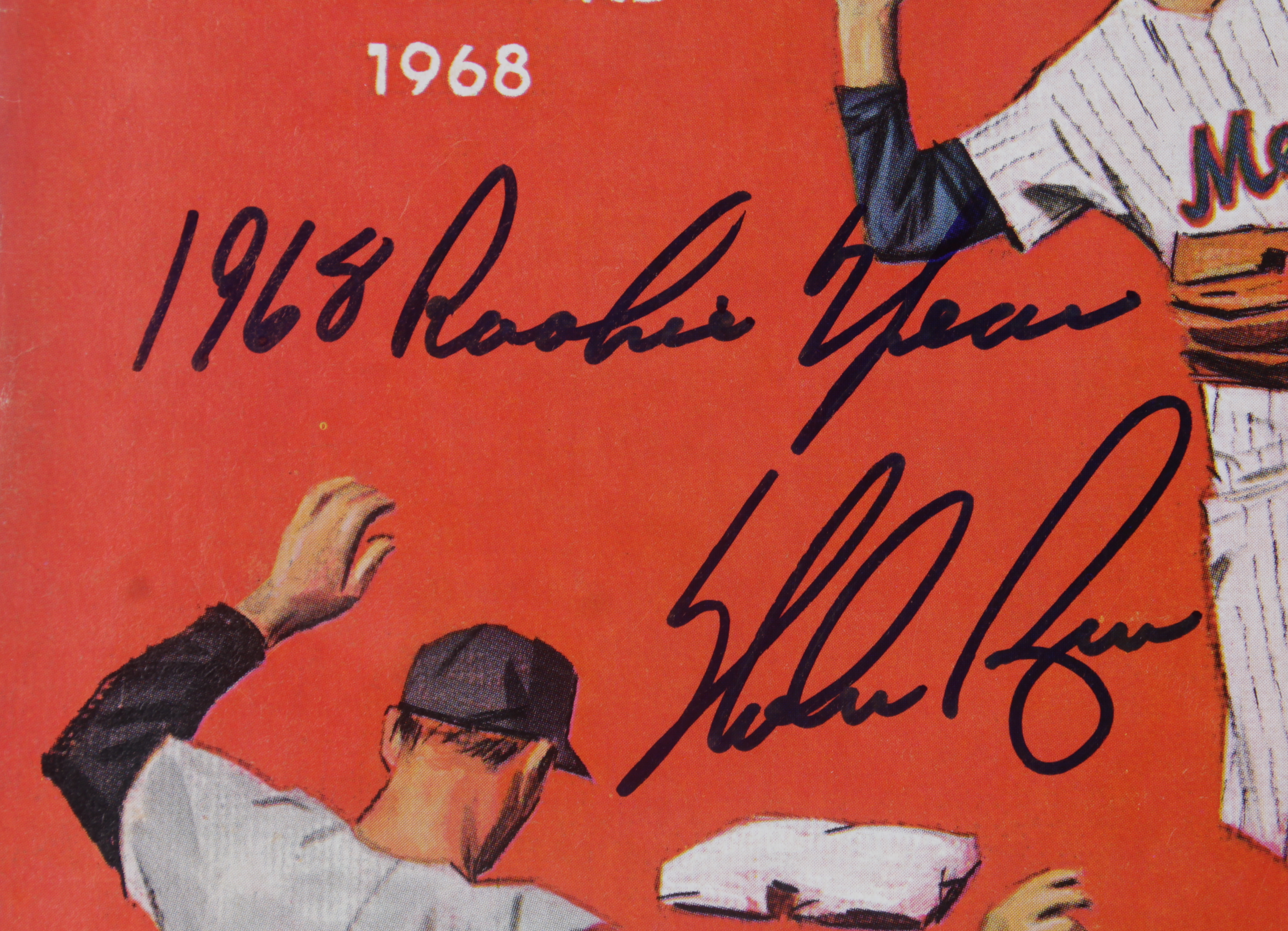 Nolan Ryan Signed 1968 Mets Official Program & Score Card Inscribed "1968 Rookie Year" (JSA COA) at PristineAuction.com Nolan Ryan Signed 1968 Mets Official Program & Score Card Inscribed "1968 Rookie Year" (JSA COA) at PristineAuction.com