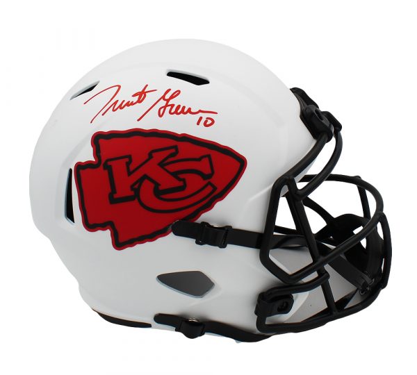 Trent Green Signed Chiefs Full-Size Lunar Eclipse Alternate Speed Helmet (Radtke) at PristineAuction.com Trent Green Signed Chiefs Full-Size Lunar Eclipse Alternate Speed Helmet (Radtke) at PristineAuction.com
