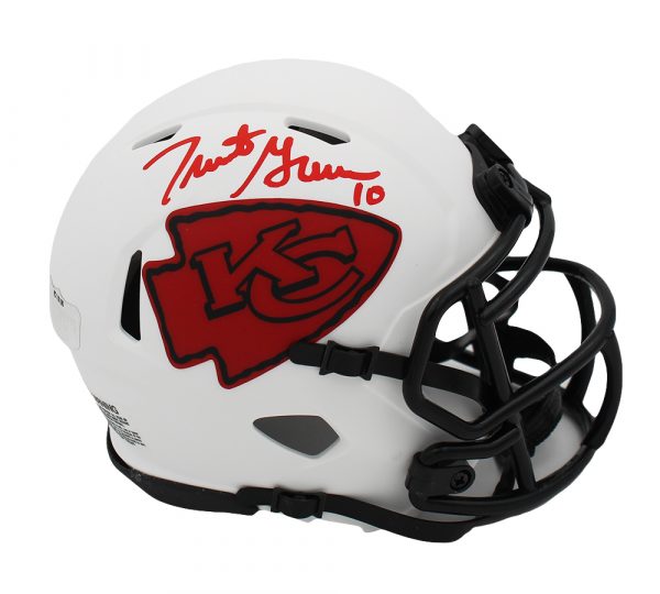 Trent Green Signed Chiefs Lunar Eclipse Alternate Speed Mini Helmet (Radtke) at PristineAuction.com Trent Green Signed Chiefs Lunar Eclipse Alternate Speed Mini Helmet (Radtke) at PristineAuction.com