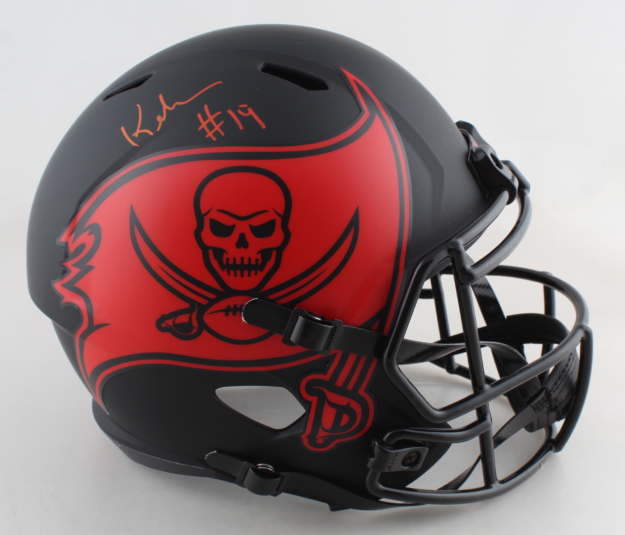 Keyshawn Johnson Signed Buccaneers Full-Size Eclipse Alternate Speed Helmet (JSA) at PristineAuction.com Keyshawn Johnson Signed Buccaneers Full-Size Eclipse Alternate Speed Helmet (JSA) at PristineAuction.com