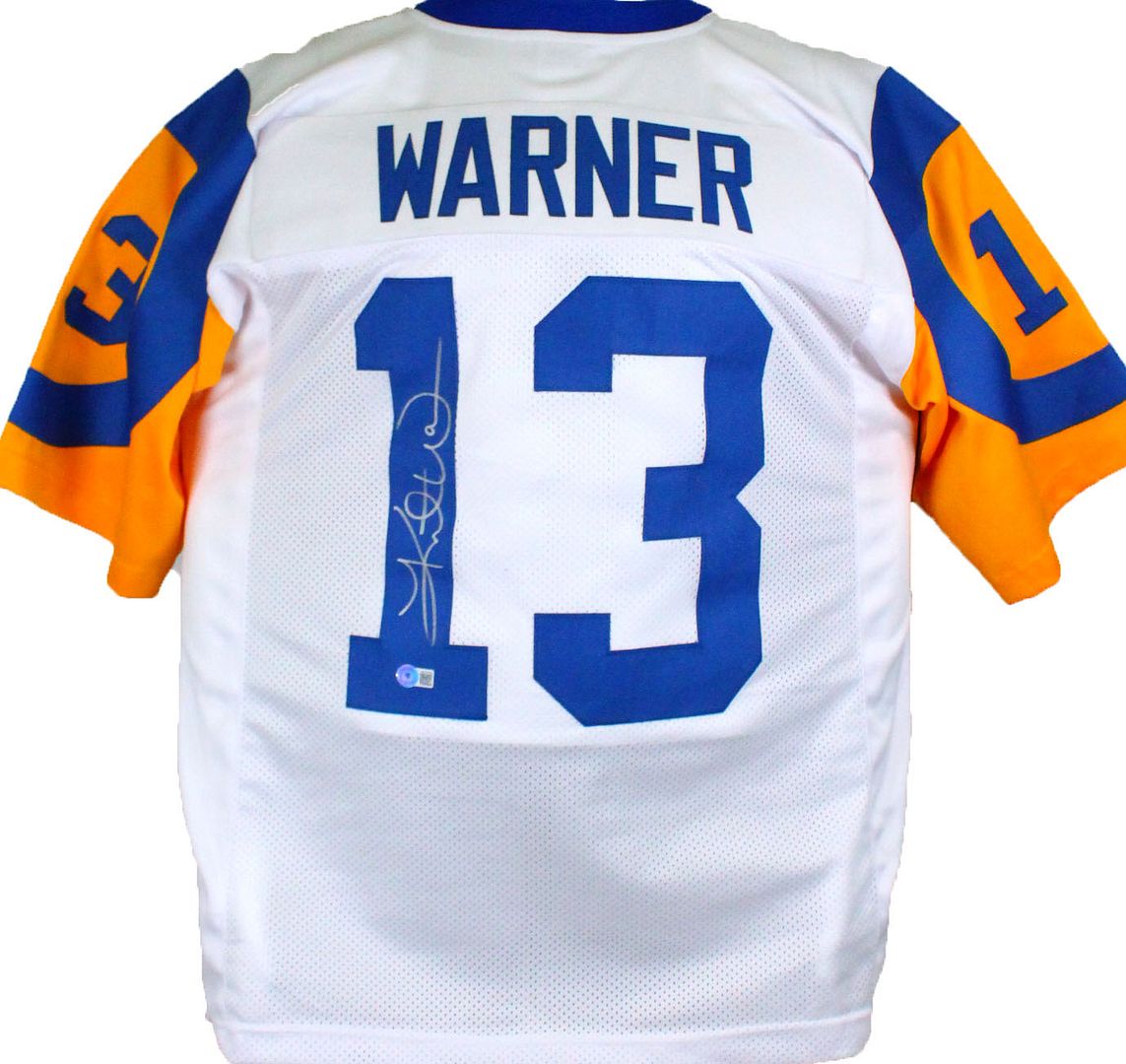 Kurt Warner Signed Jersey (Beckett) at PristineAuction.com Kurt Warner Signed Jersey (Beckett) at PristineAuction.com