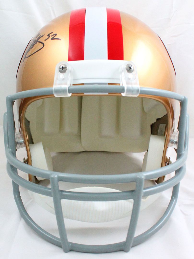 Patrick Willis & Fred Warner Signed 49ers Full-Size Helmet (Beckett) at PristineAuction.com Patrick Willis & Fred Warner Signed 49ers Full-Size Helmet (Beckett) at PristineAuction.com