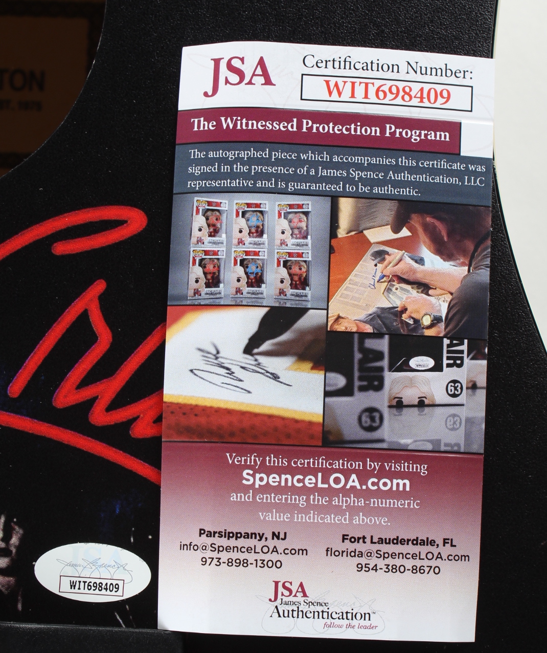 Vince Neil Signed Motley Crue 40" Acoustic Guitar (JSA COA) at PristineAuction.com Vince Neil Signed Motley Crue 40" Acoustic Guitar (JSA COA) at PristineAuction.com